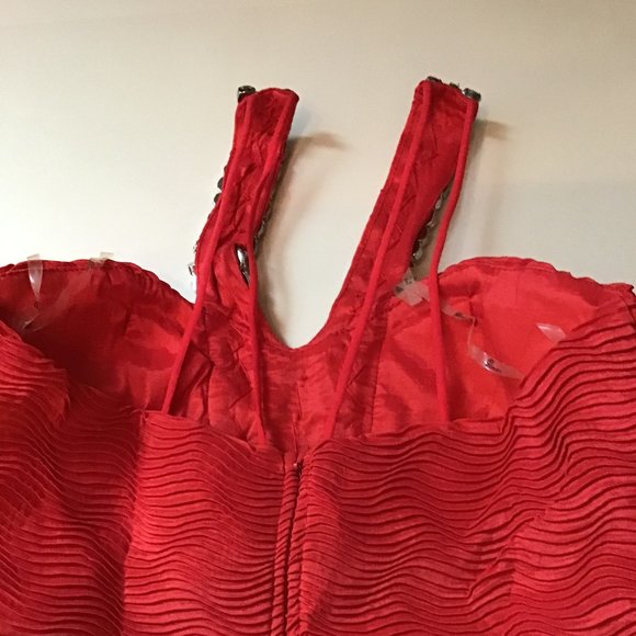 New Years Party Dress Red Size Medium, Small Large - Picture 3 of 3